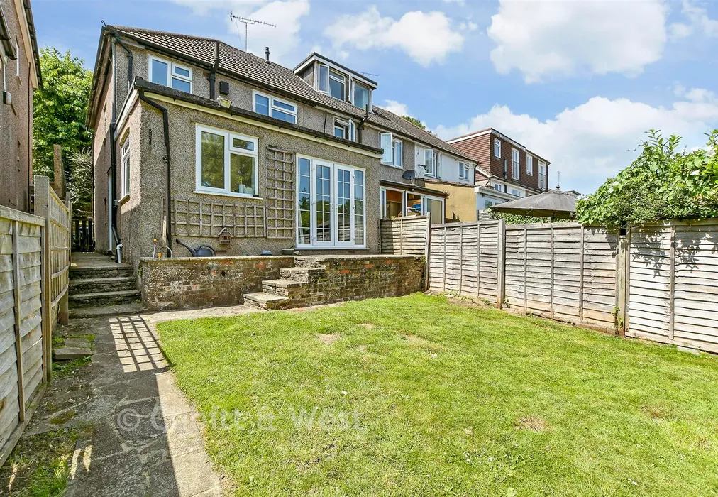 Rear Garden - Cromwell Road, Caterham, Surrey - Wards of Kent