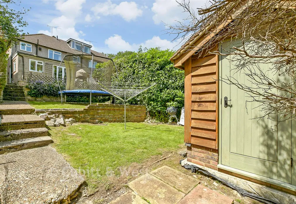 Rear Garden - Cromwell Road, Caterham, Surrey - Wards of Kent