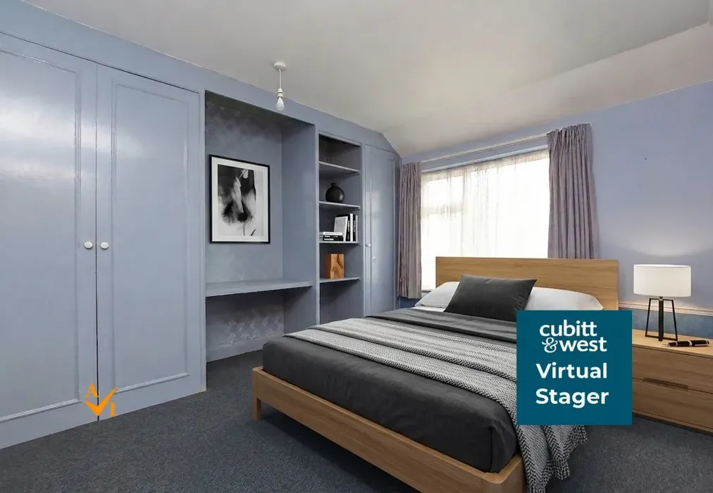 Bedroom 2 (Modern style) - Hilltop Road, Whyteleafe, Surrey - Wards of Kent