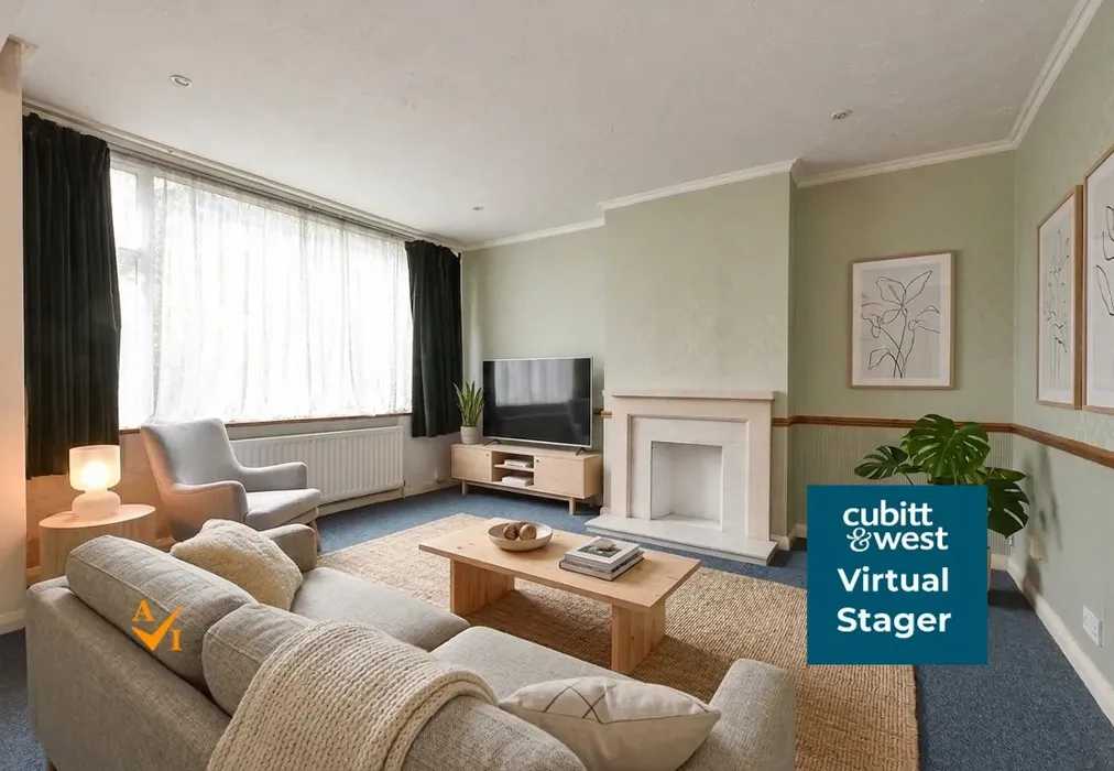 Lounge (Nordic style) - Hilltop Road, Whyteleafe, Surrey - Wards of Kent