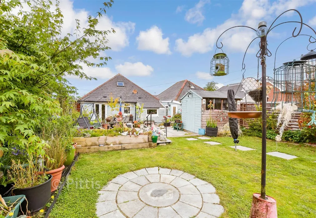 Rear Garden - Denness Road, Sandown, Isle of Wight - Wards of Kent