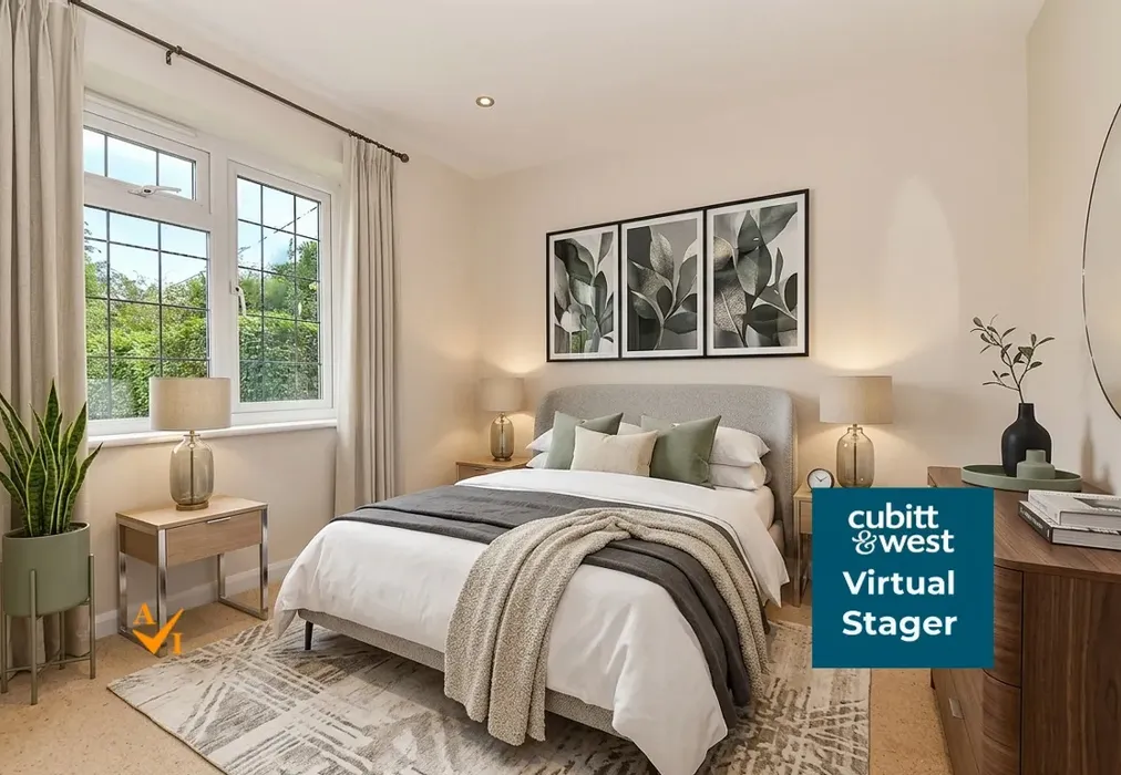 Annexe Bedroom (Contemporary style) - Princes Field, Berwick, East Sussex - Wards of Kent