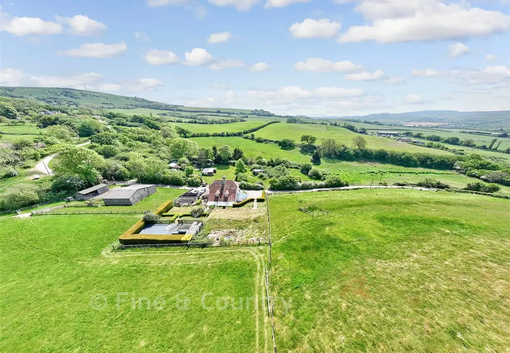 Aerial Views - Sheepwash Lane, Godshill, Isle of Wight - Wards of Kent