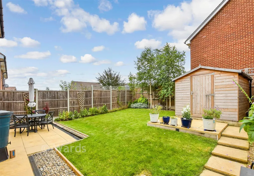 Rear Garden - Pearson Meadow, Maidstone, Kent - Wards of Kent