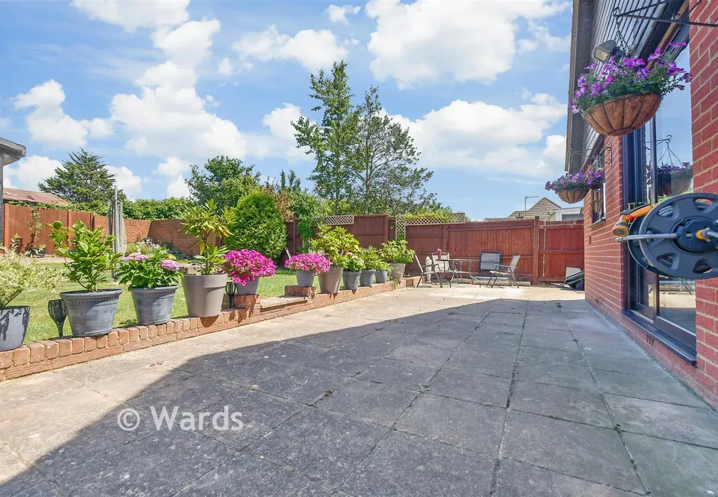 Patio / Decking - Drake Avenue, Minster On Sea, Sheerness, Kent - Wards of Kent