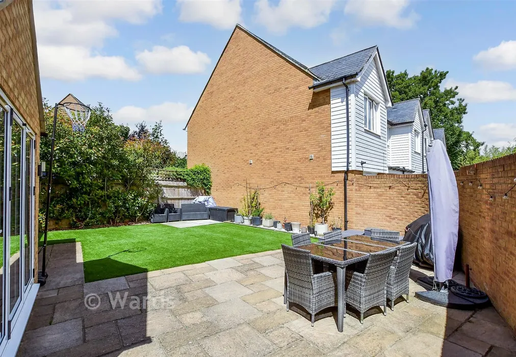 Rear Garden - Leonard Gould Way, Loose, Maidstone, Kent - Wards of Kent