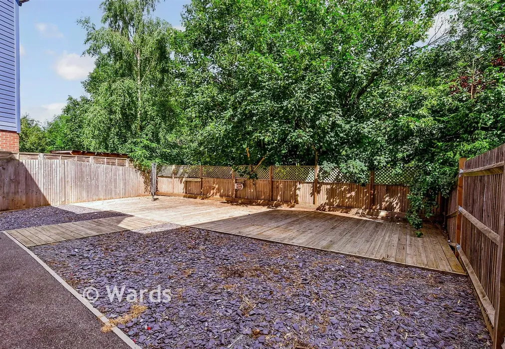 Rear Garden - Carmelite Road, Aylesford, Kent - Wards of Kent