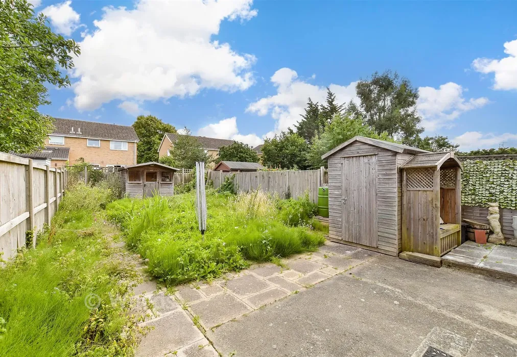 Rear Garden - Sturry Road, Canterbury, Kent - Wards of Kent