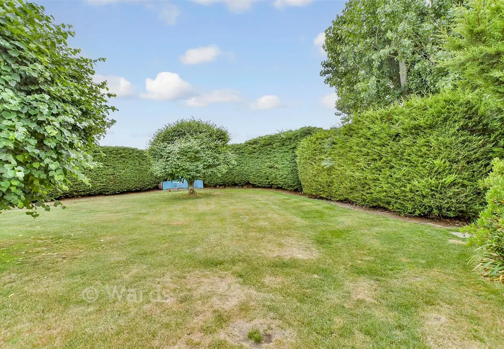 Rear Garden - Harty Ferry Road, Leysdown, Sheerness, Kent - Wards of Kent