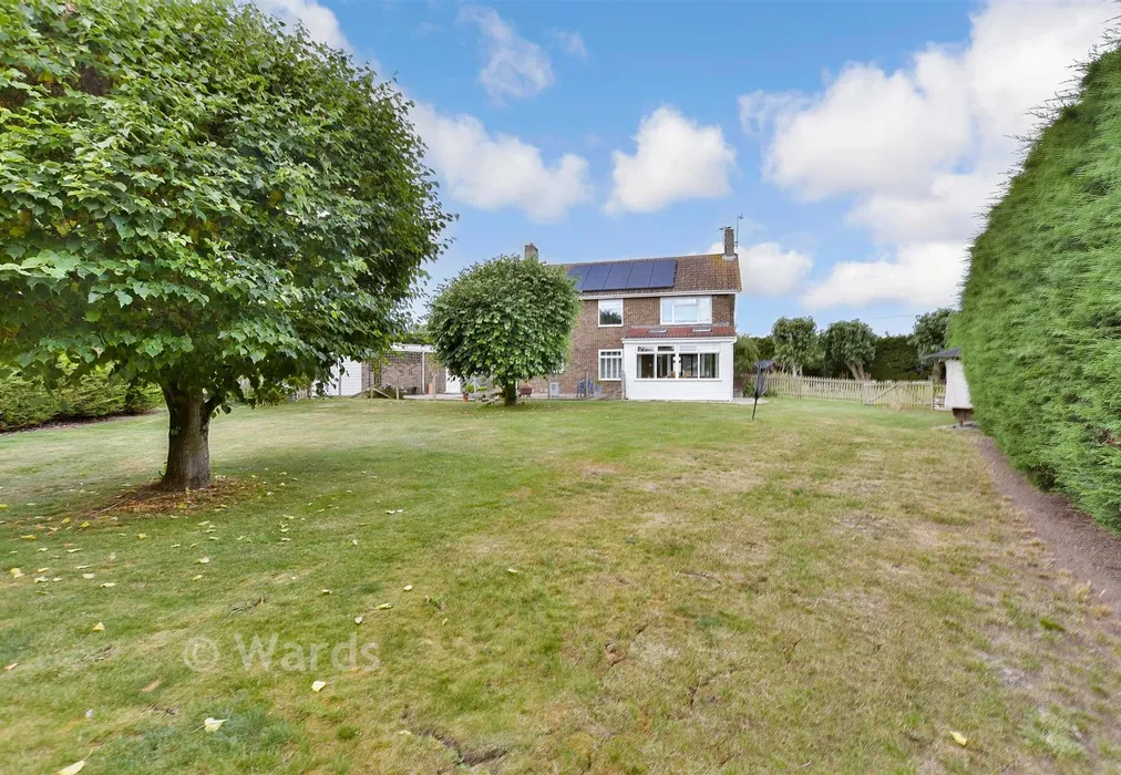 Rear Garden - Harty Ferry Road, Leysdown, Sheerness, Kent - Wards of Kent