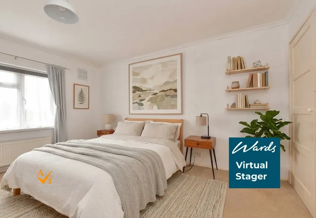 Bedroom 1 (Nordic style) - Mill View, Woodchurch, Ashford, Kent - Wards of Kent