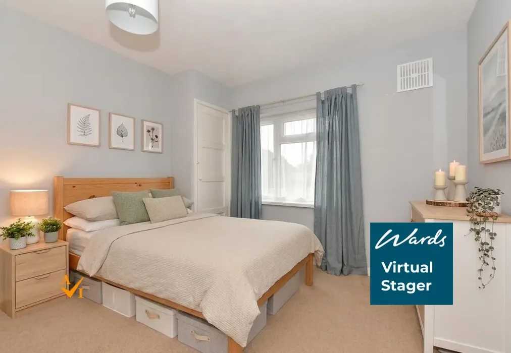 Bedroom 2 (Nordic style) - Mill View, Woodchurch, Ashford, Kent - Wards of Kent