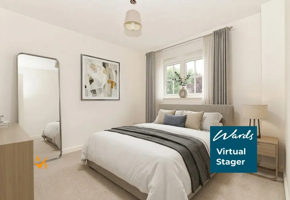 Bedroom 2 (Contemporary style) - Barn Meadow, Staplehurst, Kent - Wards of Kent