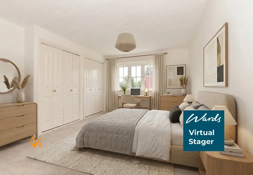 Bedroom 1 (Contemporary style) - Barn Meadow, Staplehurst, Kent - Wards of Kent