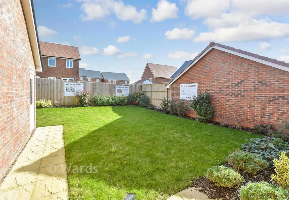 Rear Garden - The Witham, Wellington Gardens, Cross Road, Walmer, Kent - Wards of Kent