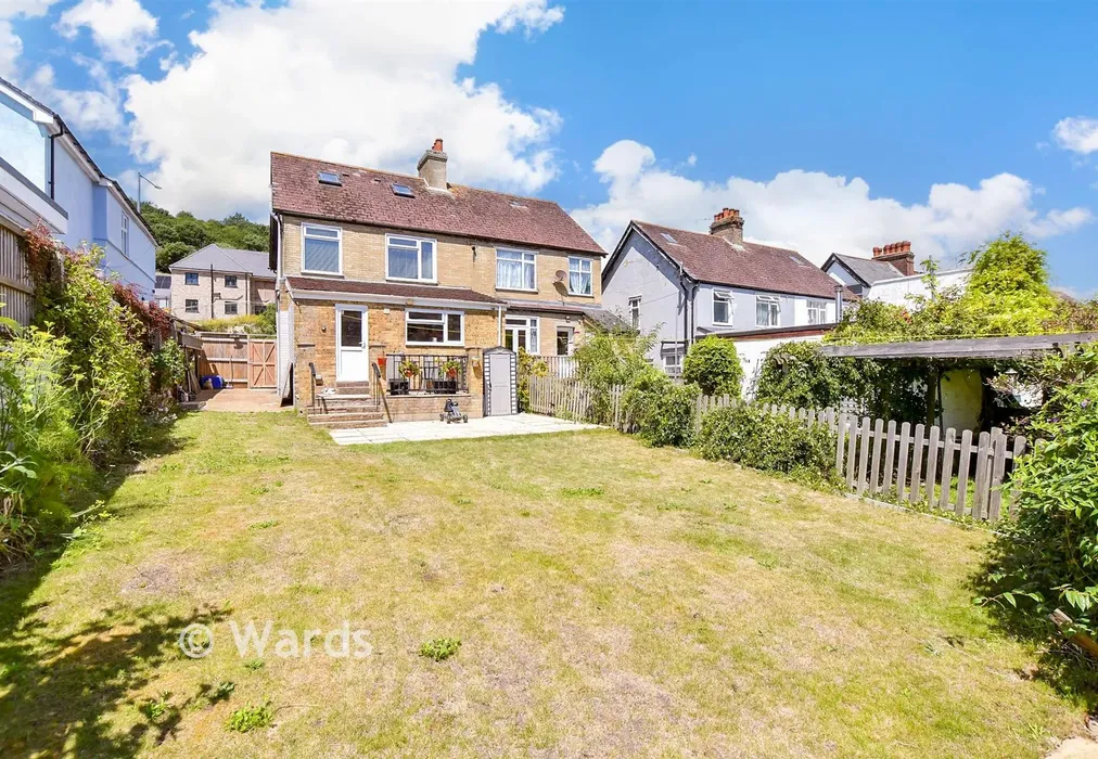 Rear Garden - Folkestone Road, Dover, Kent - Wards of Kent