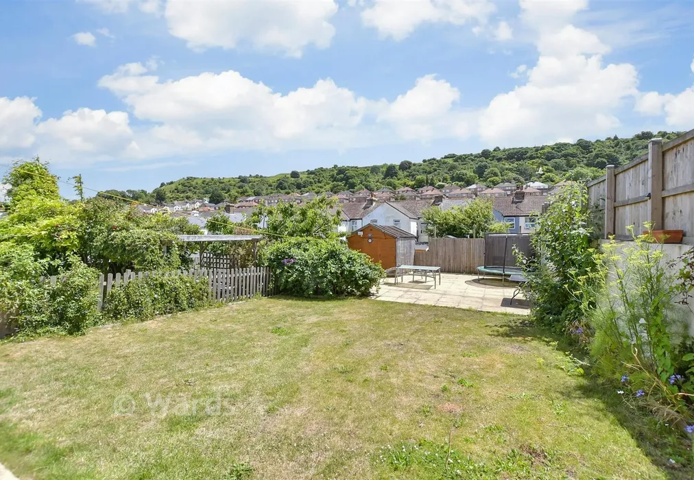 Rear Garden - Folkestone Road, Dover, Kent - Wards of Kent