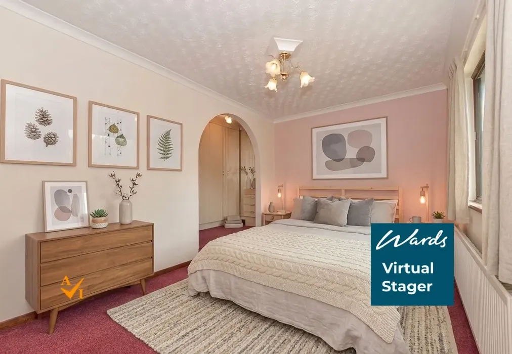 Bedroom 2 (Nordic style) - Cobsden Road, St Mary's Bay, Romney Marsh, Kent - Wards of Kent