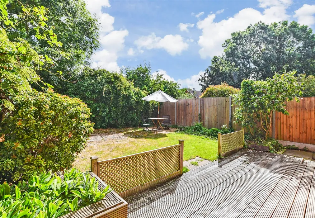 Rear Garden - Thistledown, Weavering, Maidstone, Kent - Wards of Kent