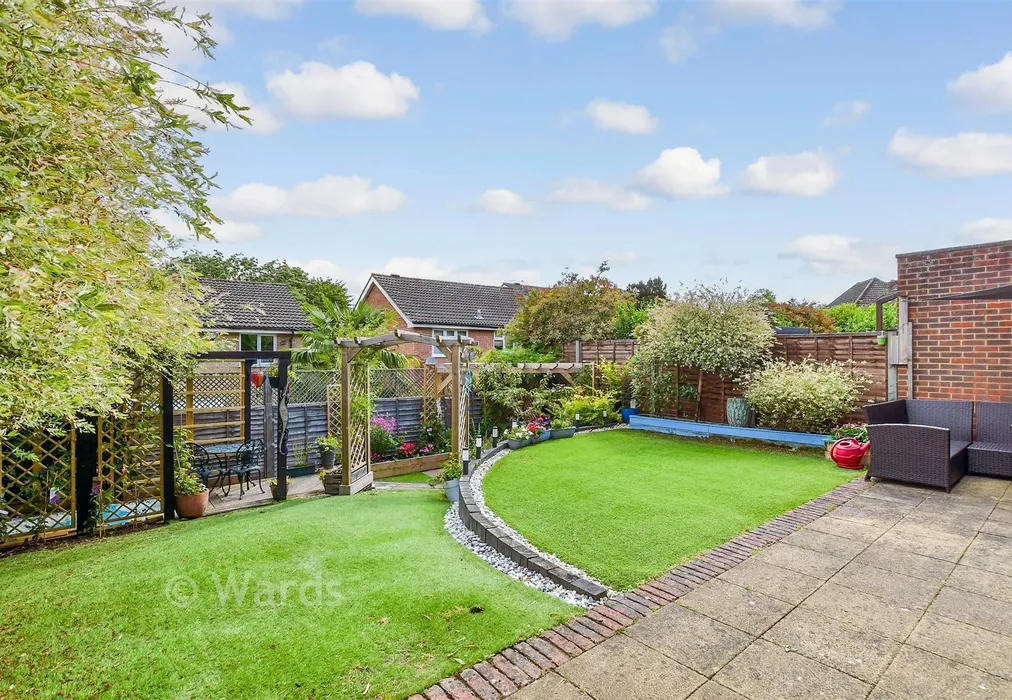 Rear Garden - Pennine Way, Downswood, Maidstone, Kent - Wards of Kent