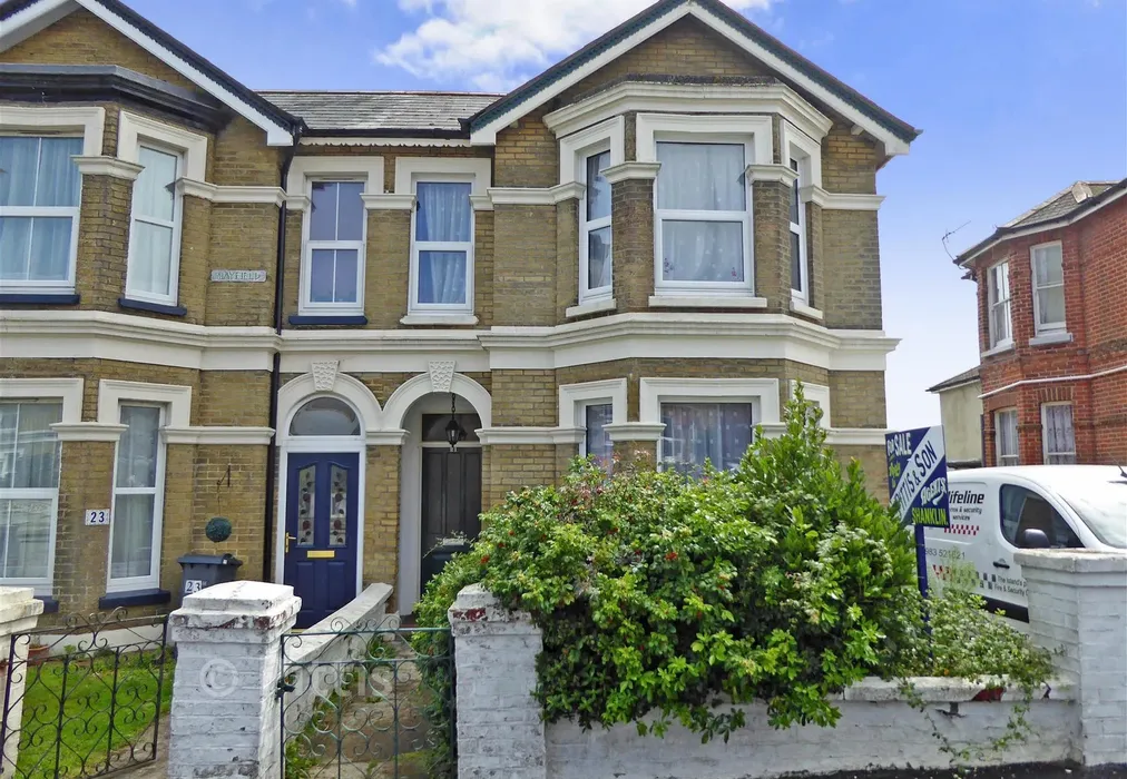 Front Elevation - St. Paul's Crescent, Shanklin, Isle of Wight - Wards of Kent