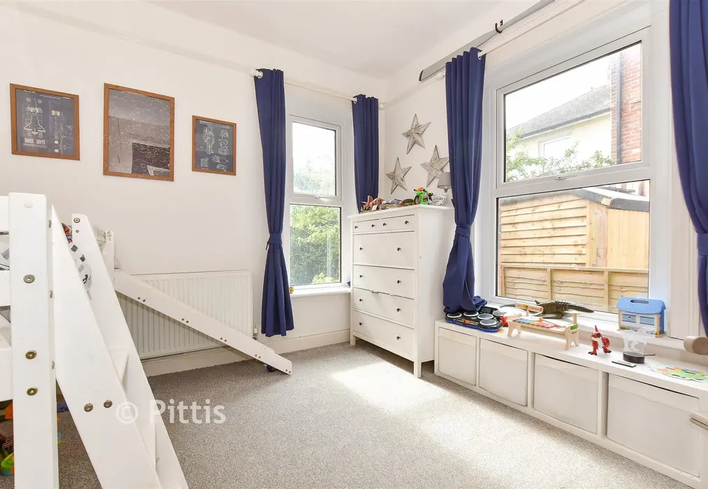 Dining Room (currently used as bedroom 4) - St. Paul's Crescent, Shanklin, Isle of Wight - Wards of Kent