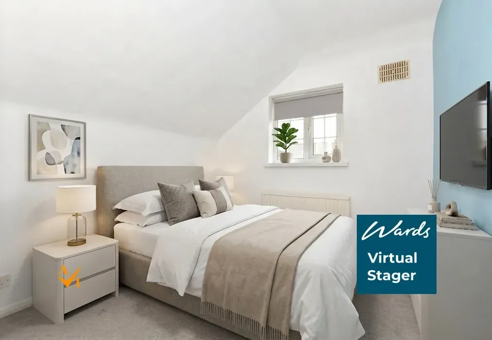Bedroom 2 (Contemporary style) - Warren Road, Folkestone, Kent - Wards of Kent