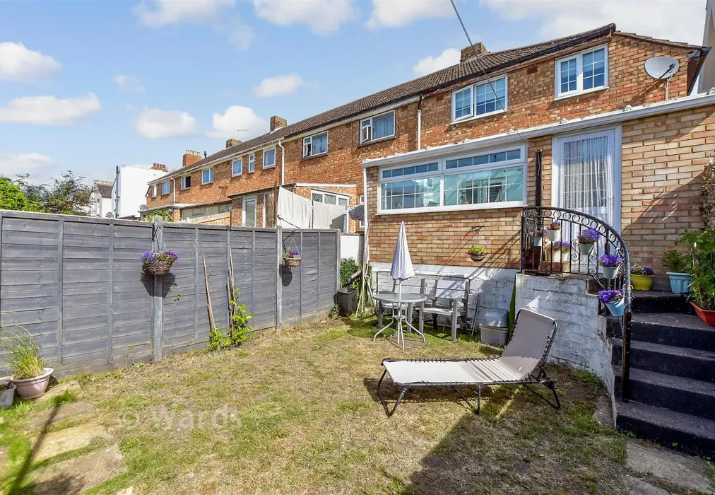 Rear Garden - Warren Road, Folkestone, Kent - Wards of Kent