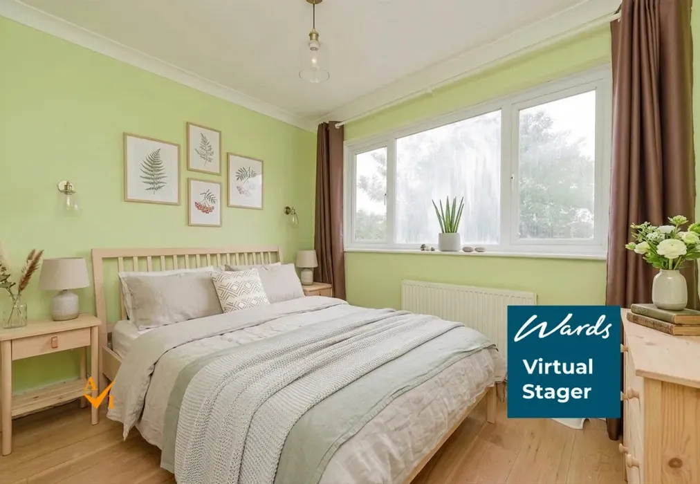 Bedroom 1 (Nordic style) - Downbank Avenue, Bexleyheath, Kent - Wards of Kent