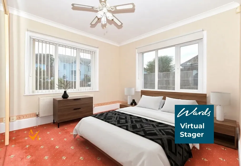 Bedroom 1 (Modern style) - Cross Road, Birchington, Kent - Wards of Kent