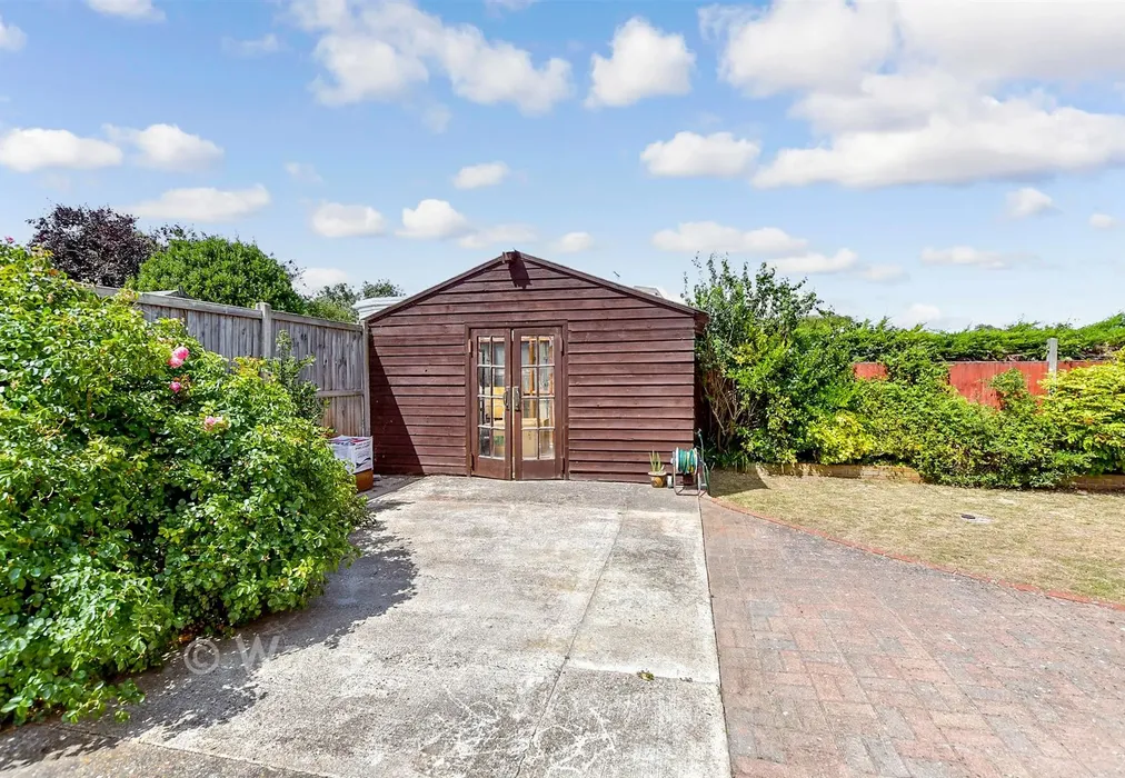 Rear Garden - Cross Road, Birchington, Kent - Wards of Kent
