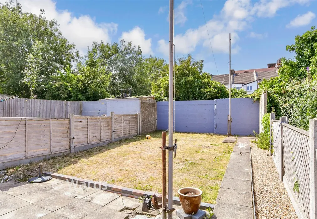 Rear Garden - Albert Road, Chatham, Kent - Wards of Kent