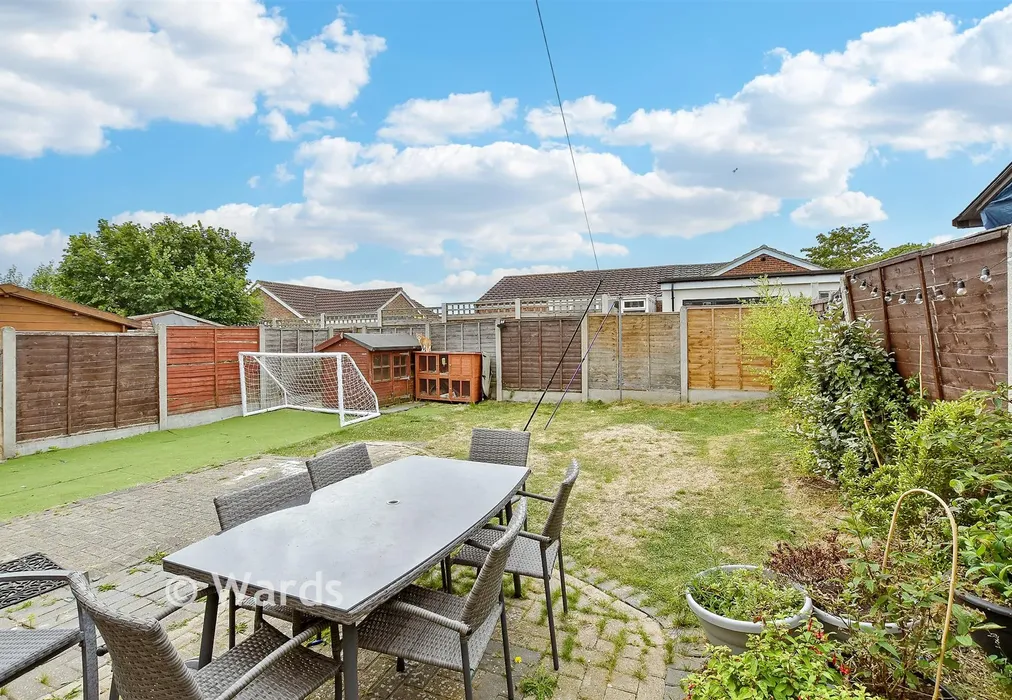 Rear Garden - Strangford Place, Herne Bay, Kent - Wards of Kent