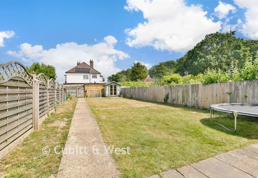 Rear Garden - Woodhatch Road, Redhill, Surrey - Wards of Kent
