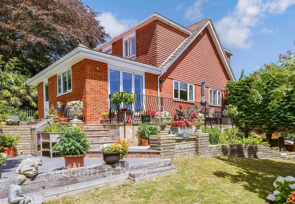 Rear Elevation - Treetops Close, Woodingdean, Brighton, East Sussex - Wards of Kent