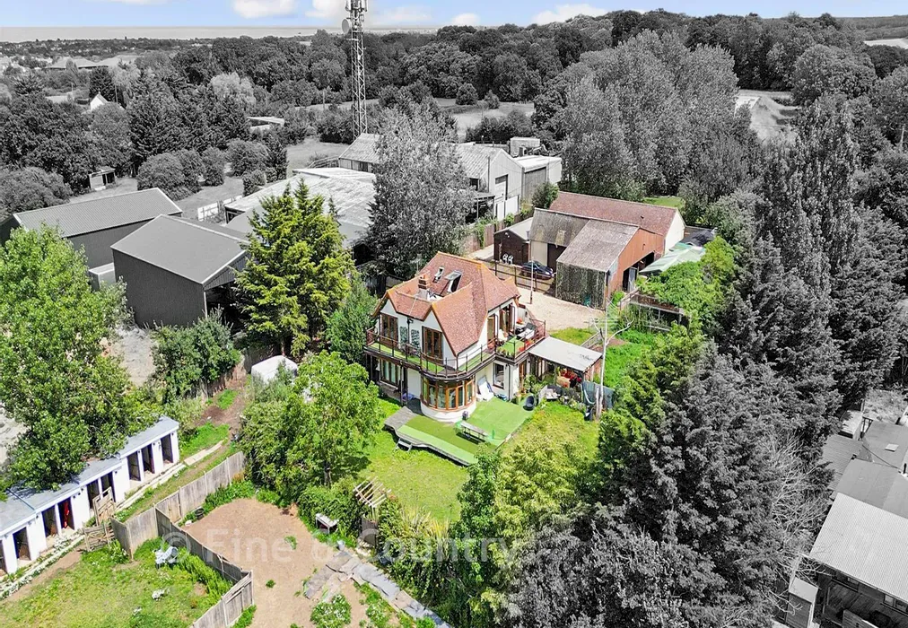 Aerial View - Wraik Hill, Whitstable, Kent - Wards of Kent
