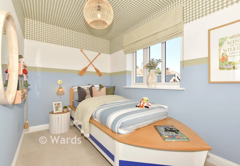 Bedroom 3 Show Home - The Usher, Wellington Gardens, Cross Road, Walmer, Kent - Wards of Kent