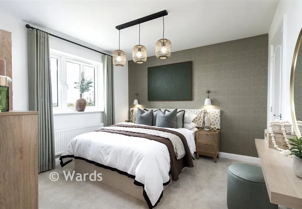 Bedroom 1 Show Home - The Usher, Wellington Gardens, Cross Road, Walmer, Kent - Wards of Kent