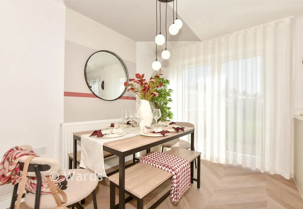 Dining Area Show Home - The Usher, Wellington Gardens, Cross Road, Walmer, Kent - Wards of Kent