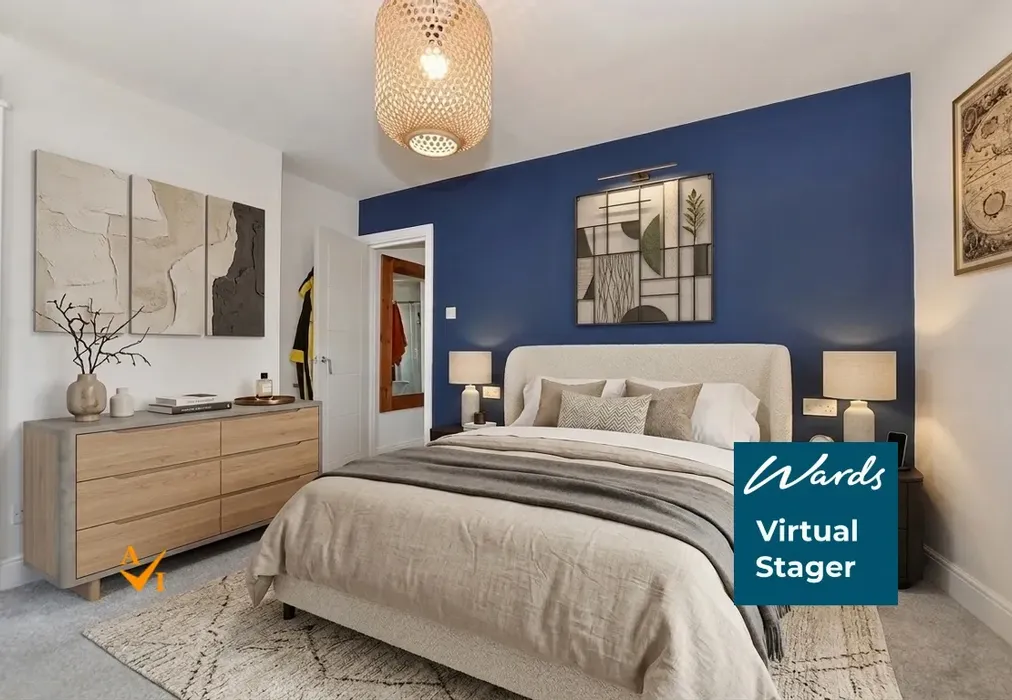Bedroom 1 (Contemporary style) - Athelstan Road, Folkestone, Kent - Wards of Kent