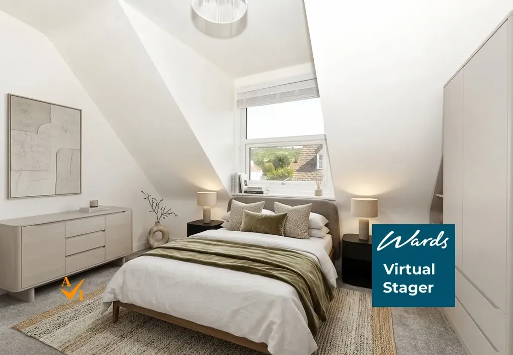 Bedroom 2 (Contemporary style) - Athelstan Road, Folkestone, Kent - Wards of Kent