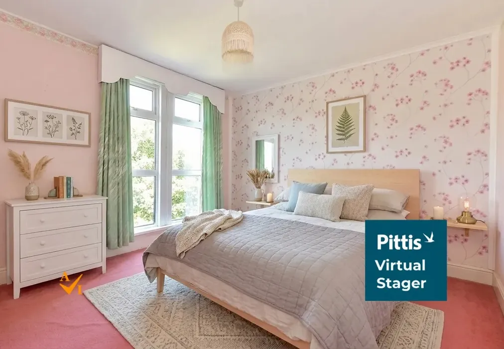 Bedroom 1 (Nordic style) - Guyers Road, Freshwater, Isle of Wight - Wards of Kent