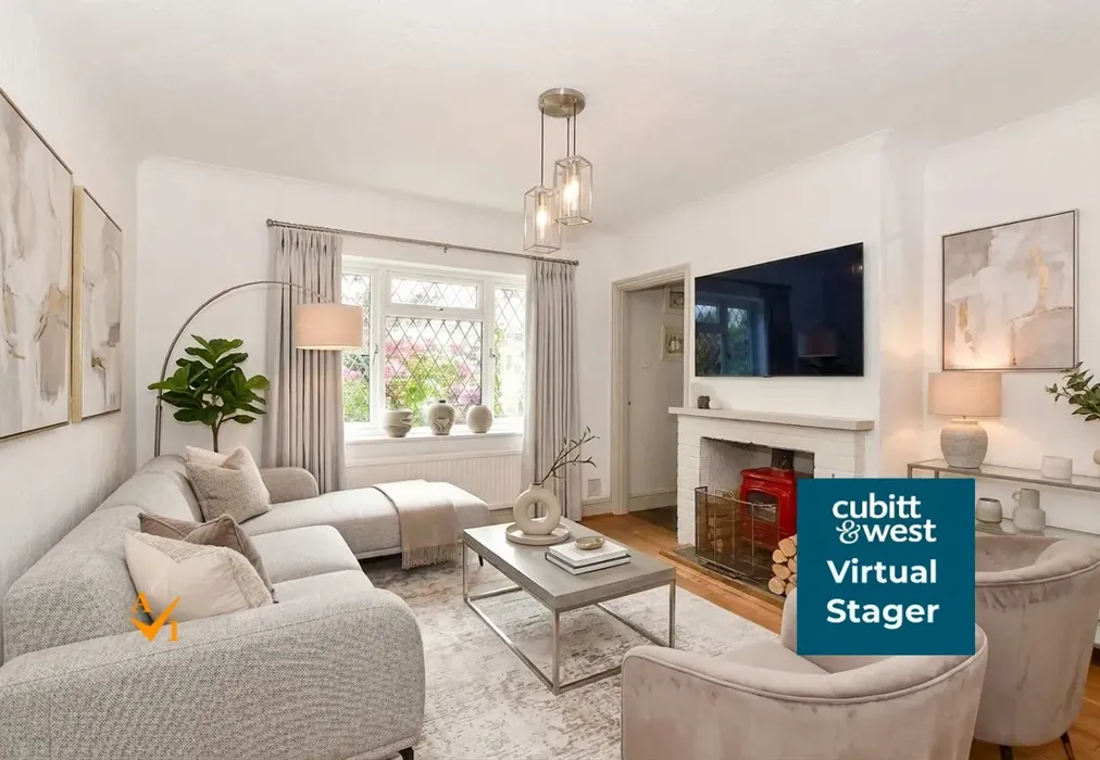Living Room (Contemporary style) - Fairwarp, Uckfield, East Sussex - Wards of Kent