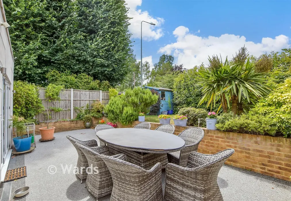 Rear Garden - Coriander Drive, Maidstone, Kent - Wards of Kent