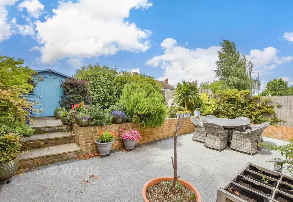 Rear Garden - Coriander Drive, Maidstone, Kent - Wards of Kent