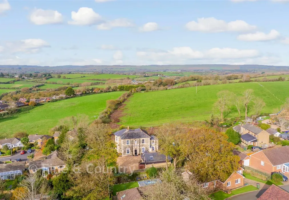 Aerial Elevation - Clevelands Road, Wroxall, Ventnor, Isle of Wight - Wards of Kent