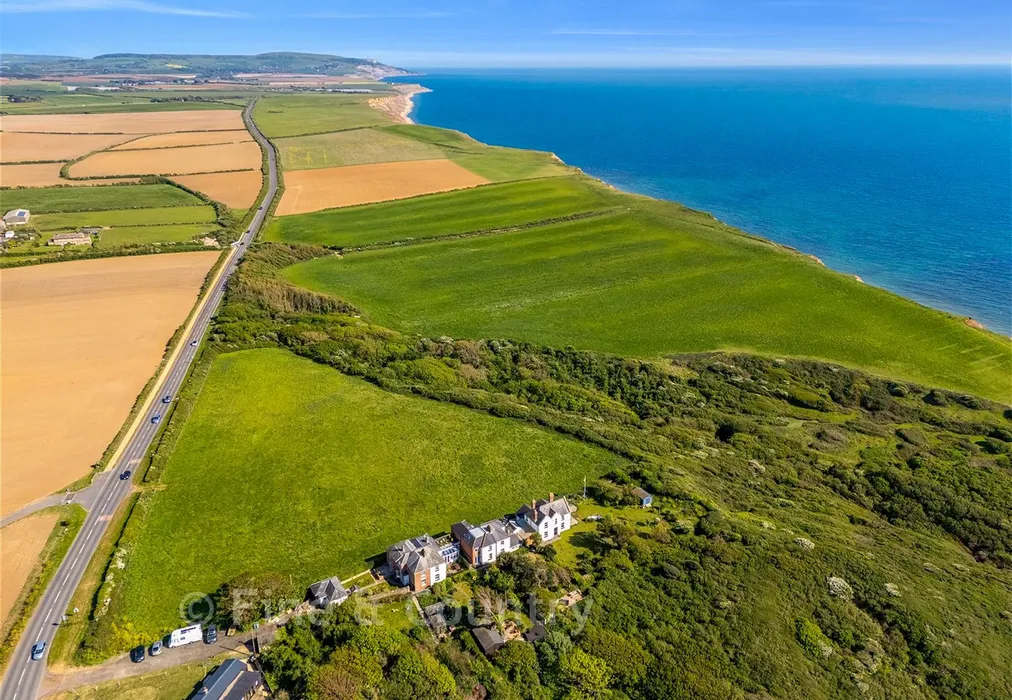 Aerial View - Military Road, Brighstone, Isle of Wight - Wards of Kent