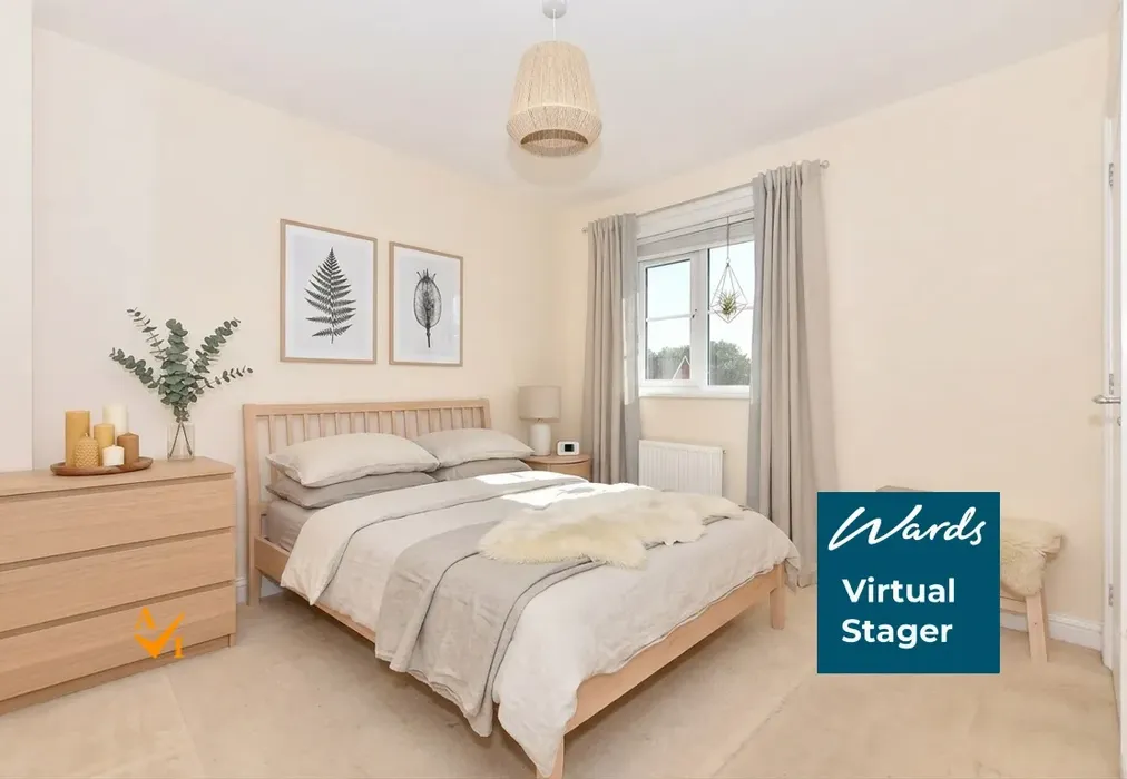 Bedroom 2 (Nordic style) - Crossway, Broadstairs, Kent - Wards of Kent