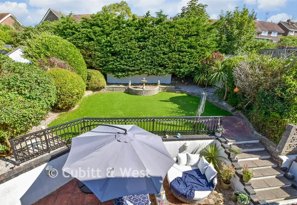 Rear Garden - Balsdean Road, Woodingdean, Brighton, East Sussex - Wards of Kent