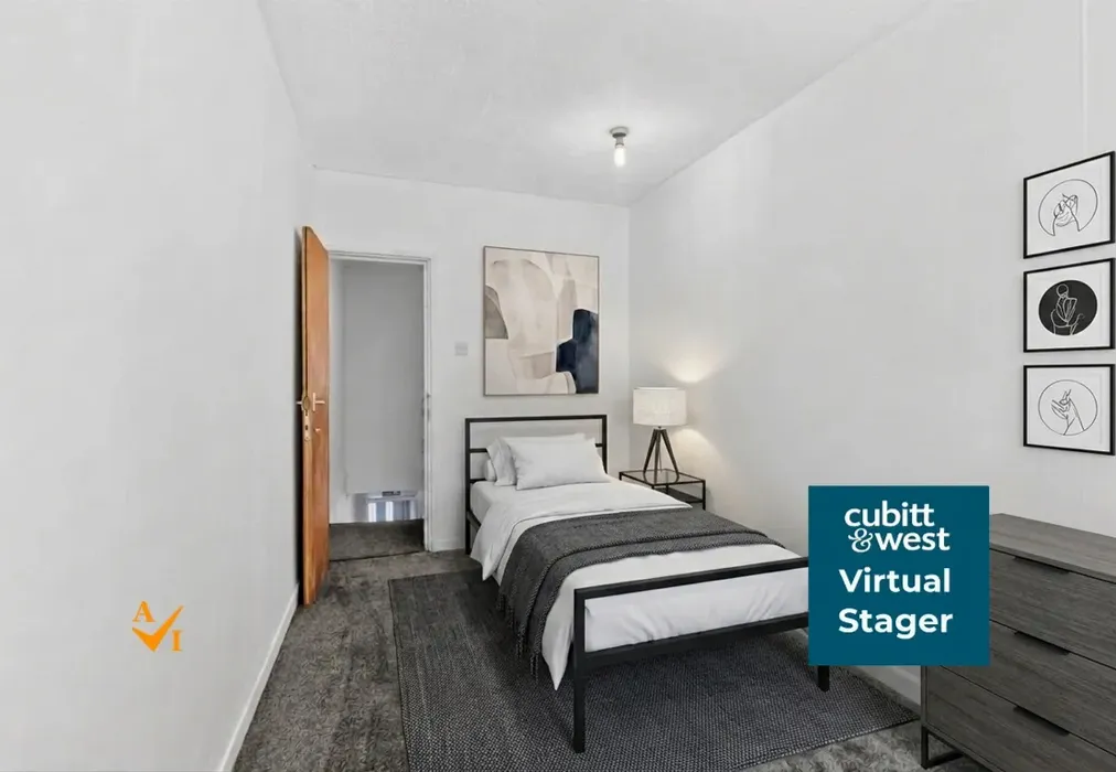Bedroom 2 (Modern style) - Margate Road, Southsea, Hampshire - Wards of Kent